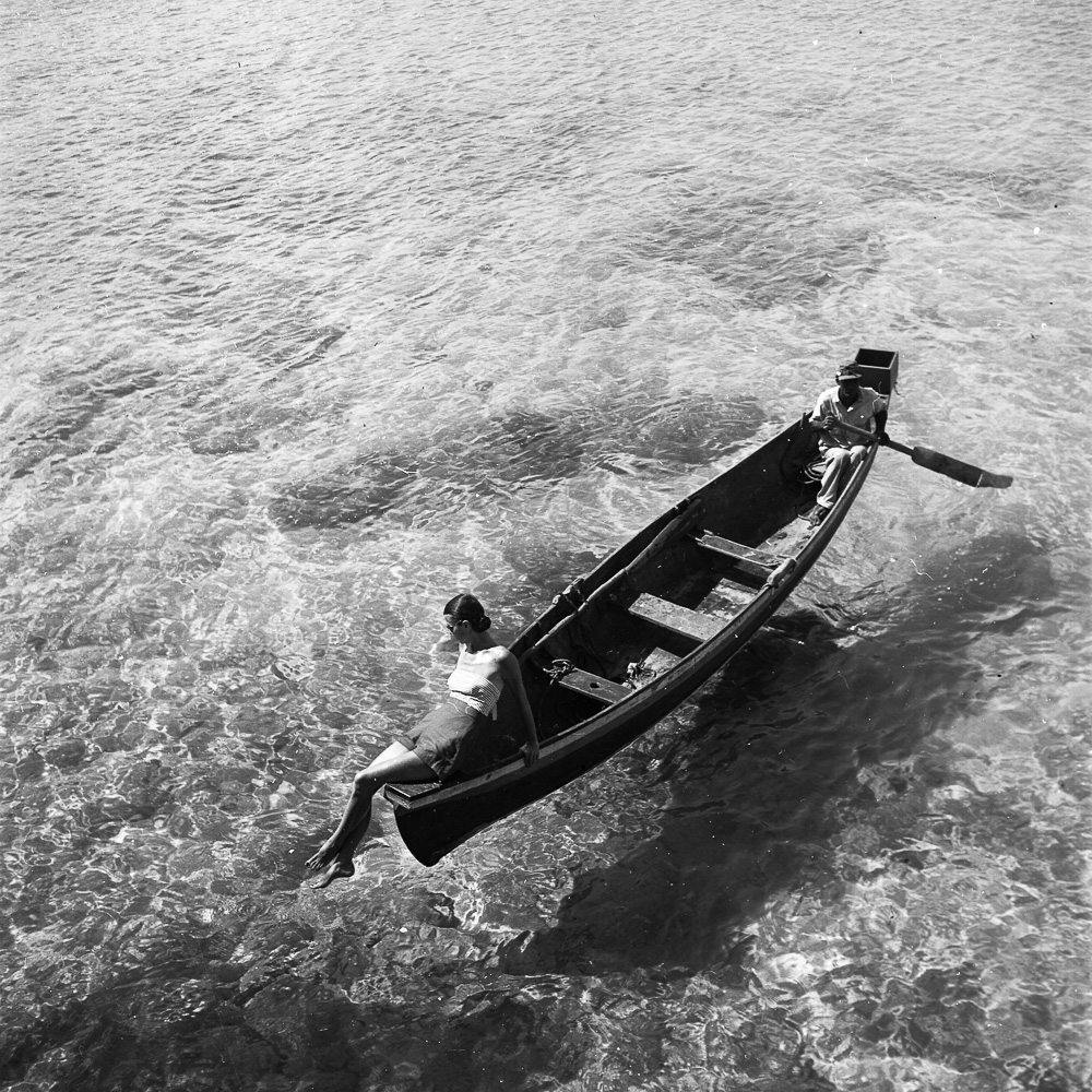 Sunbathing On The Boat Portrait
