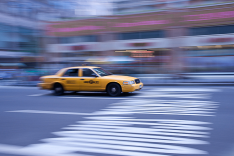 Yellow Cab, Downtown Manhattan