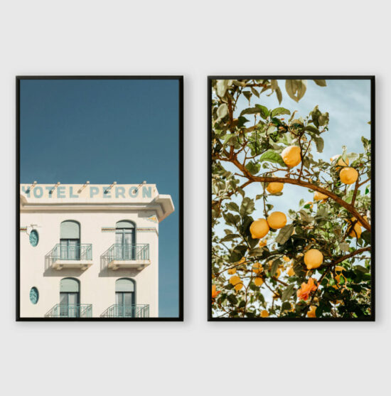 Affiches encadrées Côte d'Azur